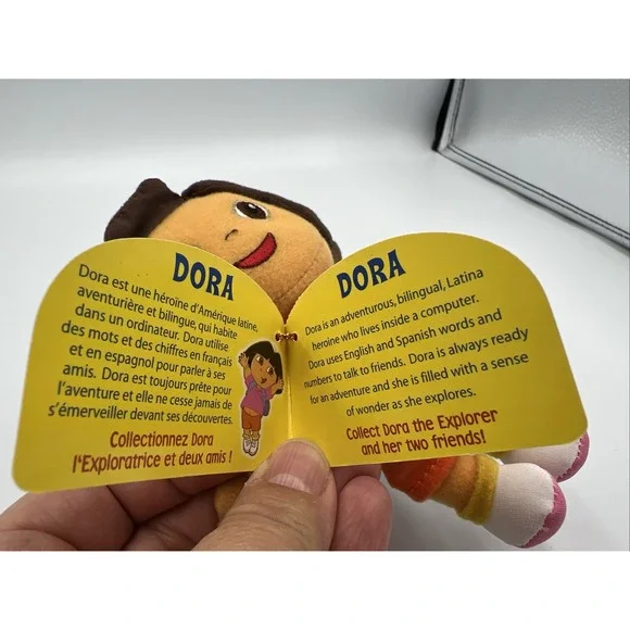 2002 Gund Dora the Explorer 6" Stuffed Animal Plush New With Tags NOS Vintage - Picture 9 of 13